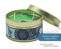 Vela com Pedras naturais Mystic - Sal Grosso & Arruda (Com Aventurina verde)